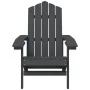 Silla de jardín Adirondack HDPE gris antracita de , Sillas de jardín - Ref: Foro24-318638, Precio: 182,83 €, Descuento: %