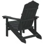 Silla de jardín Adirondack HDPE gris antracita de , Sillas de jardín - Ref: Foro24-318638, Precio: 182,83 €, Descuento: %