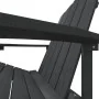 Silla de jardín Adirondack HDPE gris antracita de , Sillas de jardín - Ref: Foro24-318638, Precio: 182,83 €, Descuento: %