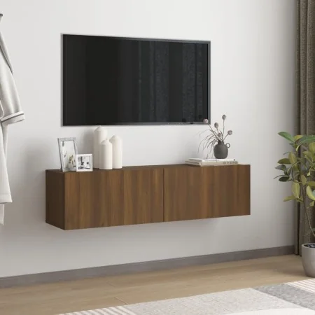 Mueble pared TV madera contrachapada roble marrón 120x30x30 cm von , TV-Möbel - Ref: Foro24-815101, Preis: 81,78 €, Rabatt: %