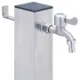 Fuente de agua para jardín acero inoxidable cuadrada 80 cm by , Irrigation systems - Ref: Foro24-364498, Price: 41,13 €, Disc...