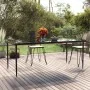 Mesa comedor jardín acero y vidrio templado negro 200x100x74 cm de , Mesas de jardín - Ref: Foro24-319280, Precio: 217,34 €, ...
