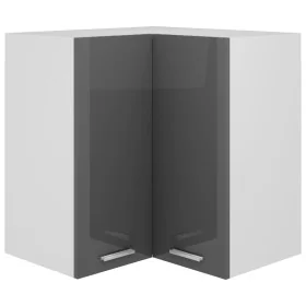 Armario colgante esquina “Lyon” gris brillo von , Küchenschränke - Ref: Foro24-806397, Preis: 83,57 €, Rabatt: %