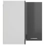 Armario colgante esquina “Lyon” gris brillo de , Armarios de cocina - Ref: Foro24-806397, Precio: 80,27 €, Descuento: %