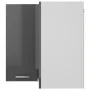 Armario colgante esquina “Lyon” gris brillo de , Armarios de cocina - Ref: Foro24-806397, Precio: 80,27 €, Descuento: %