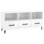 Mueble de TV madera contrachapada blanco brillo 102x35x50 cm von , TV-Möbel - Ref: Foro24-812615, Preis: 58,78 €, Rabatt: %