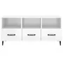 Mueble de TV madera contrachapada blanco brillo 102x35x50 cm von , TV-Möbel - Ref: Foro24-812615, Preis: 58,78 €, Rabatt: %