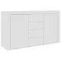 Aparador de madera contrachapada blanco 120x36x69 cm de , Aparadores - Ref: Foro24-801841, Precio: 137,18 €, Descuento: %