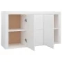 Aparador de madera contrachapada blanco 120x36x69 cm de , Aparadores - Ref: Foro24-801841, Precio: 137,18 €, Descuento: %