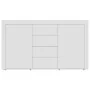 Aparador de madera contrachapada blanco 120x36x69 cm de , Aparadores - Ref: Foro24-801841, Precio: 137,18 €, Descuento: %