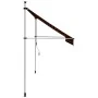 Toldo manual retráctil naranja y marrón 300 cm de , Toldos - Ref: Foro24-145838, Precio: 85,61 €, Descuento: %