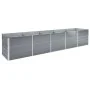 Arriate de acero galvanizado gris 400x80x45 cm by , Pots and planters - Ref: Foro24-47056, Price: 80,21 €, Discount: %
