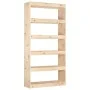 Estantería/divisor de espacios madera de pino 80x30x167,4 cm by , Bookcases and shelves - Ref: Foro24-808198, Price: 111,07 €...