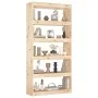 Estantería/divisor de espacios madera de pino 80x30x167,4 cm by , Bookcases and shelves - Ref: Foro24-808198, Price: 111,07 €...