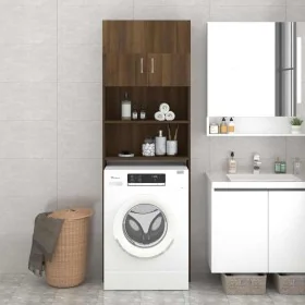 Armario de lavadora marrón roble 64x25,5x190 cm by , Accessories for washing machines and dryers - Ref: Foro24-815071, Price:...