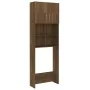 Armario de lavadora marrón roble 64x25,5x190 cm von , Zubehör für Waschmaschinen und Trockner - Ref: Foro24-815071, Preis: 92...