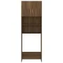 Armario de lavadora marrón roble 64x25,5x190 cm von , Zubehör für Waschmaschinen und Trockner - Ref: Foro24-815071, Preis: 92...