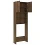 Armario de lavadora marrón roble 64x25,5x190 cm von , Zubehör für Waschmaschinen und Trockner - Ref: Foro24-815071, Preis: 92...