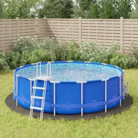 Tapiz de suelo piscina geotextil de poliéster gris claro Ø428cm by , Pool covers - Ref: Foro24-94219, Price: 39,45 €, Discoun...