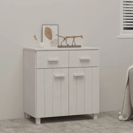 Aparador HAMAR madera maciza de pino blanca 79x40x80 cm de , Aparadores - Ref: Foro24-340437, Precio: 108,00 €, Descuento: %