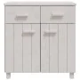 Aparador HAMAR madera maciza de pino blanca 79x40x80 cm de , Aparadores - Ref: Foro24-340437, Precio: 108,00 €, Descuento: %