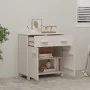 Aparador HAMAR madera maciza de pino blanca 79x40x80 cm de , Aparadores - Ref: Foro24-340437, Precio: 108,00 €, Descuento: %