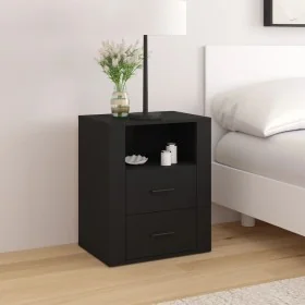 Mesita de noche madera contrachapada negro 50x36x60 cm von , Nachttische - Ref: Foro24-816729, Preis: 76,59 €, Rabatt: %