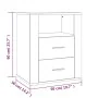Mesita de noche madera contrachapada negro 50x36x60 cm de , Mesitas de noche - Ref: Foro24-816729, Precio: 76,59 €, Descuento: %