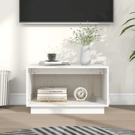 Mueble de TV de madera maciza de pino blanco 60x35x35 cm von , TV-Möbel - Ref: Foro24-813825, Preis: 40,47 €, Rabatt: %