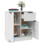 Aparador de madera contrachapada blanco 60x30x70 cm by , Sideboards - Ref: Foro24-811106, Price: 82,55 €, Discount: %