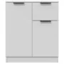 Aparador de madera contrachapada blanco 60x30x70 cm by , Sideboards - Ref: Foro24-811106, Price: 82,55 €, Discount: %