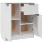 Aparador de madera contrachapada blanco 60x30x70 cm by , Sideboards - Ref: Foro24-811106, Price: 82,55 €, Discount: %