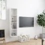 Estantería/mueble de TV blanco brillo 143x30x36 cm de , Estantes y estanterías - Ref: Foro24-800267, Precio: 77,77 €, Descuen...