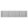 Estantería/mueble de TV blanco brillo 143x30x36 cm de , Estantes y estanterías - Ref: Foro24-800267, Precio: 77,77 €, Descuen...