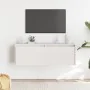 Armario de pared de madera maciza de pino blanco 100x30x35 cm de , Estantes y estanterías - Ref: Foro24-813467, Precio: 74,43...