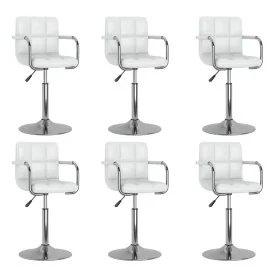 Sillas de comedor giratorias 6 unidades cuero sintético blanco von , Essstühle - Ref: Foro24-3087896, Preis: 364,66 €, Rabatt: %