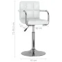 Sillas de comedor giratorias 6 unidades cuero sintético blanco | Tu tienda online para hogar, jardín y más Foro24.es