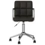 Silla de comedor giratoria cuero sintético negro by , dining chairs - Ref: Foro24-3088186, Price: 99,56 €, Discount: %