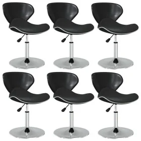Sillas de comedor 6 unidades cuero sintético negro von , Essstühle - Ref: Foro24-3088586, Preis: 298,30 €, Rabatt: %
