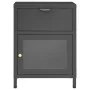 Mesitas de noche 2 uds acero y cristal antracita 40x30x54,5 cm von , Nachttische - Ref: Foro24-3095204, Preis: 183,07 €, Raba...