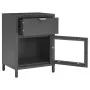Mesitas de noche 2 uds acero y cristal antracita 40x30x54,5 cm von , Nachttische - Ref: Foro24-3095204, Preis: 183,07 €, Raba...