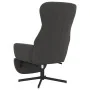 Sillón de relax con reposapiés terciopelo gris oscuro by , Armchairs - Ref: Foro24-3097496, Price: 119,21 €, Discount: %