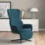 Sillón de relax con reposapiés terciopelo azul von , Sessel - Ref: Foro24-3097505, Preis: 118,86 €, Rabatt: %