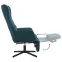 Sillón de relax con reposapiés terciopelo azul von , Sessel - Ref: Foro24-3097505, Preis: 118,86 €, Rabatt: %