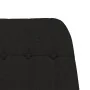 Sillón mecedora con taburete tela negro by , Rocking chairs - Ref: Foro24-3097710, Price: 138,71 €, Discount: %