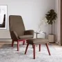 Sillón de relax con taburete de tela gris taupé by , Armchairs - Ref: Foro24-3097880, Price: 142,53 €, Discount: %