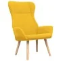 Sillón de relax con taburete tela amarillo mostaza by , Armchairs - Ref: Foro24-3097889, Price: 123,31 €, Discount: %