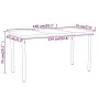 Juego de comedor para jardín 5 piezas negro by , Garden sets - Ref: Foro24-3099079, Price: 403,14 €, Discount: %