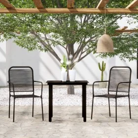 Juego de comedor para jardín 3 piezas negro de , Conjuntos de jardín - Ref: Foro24-3099137, Precio: 194,87 €, Descuento: %