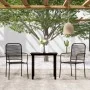 Juego de comedor para jardín 3 piezas negro de , Conjuntos de jardín - Ref: Foro24-3099137, Precio: 197,31 €, Descuento: %